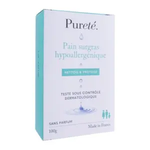 Pureté Pain Surgras Hypoallergénique Sans Parfum 100g