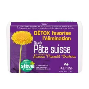 Lehning Pâte Suisse Détox Sureau Pissenlit Bouleau x40 Gommes