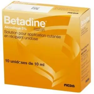 Mylan Betadine Alcoolique 5 % Solution 10 Unidoses 