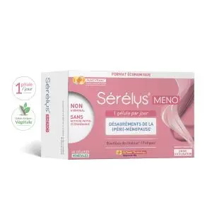 Serelys Pharma Meno Désagréments de la Ménopause 60 gélules - Pharmacie Agnès Praden à Alès