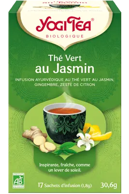 Yogi Tea Infusion Jasmin Thé Vert 17 Sachets
