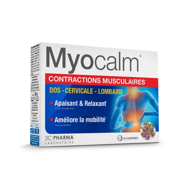 3C Pharma Myocalm 30 comprimés