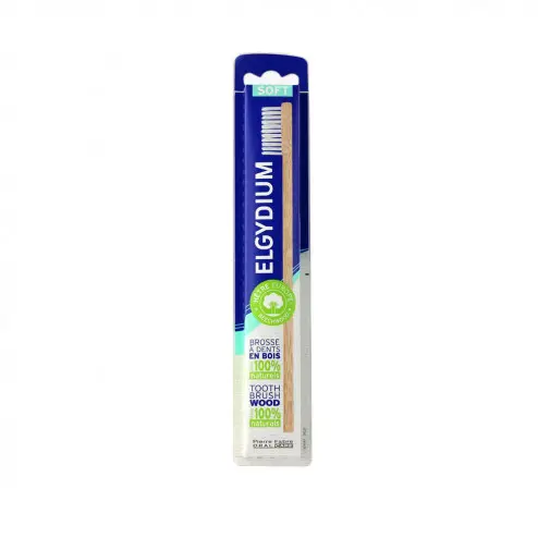 Elgydium Brosse à Dents en Bois Souple