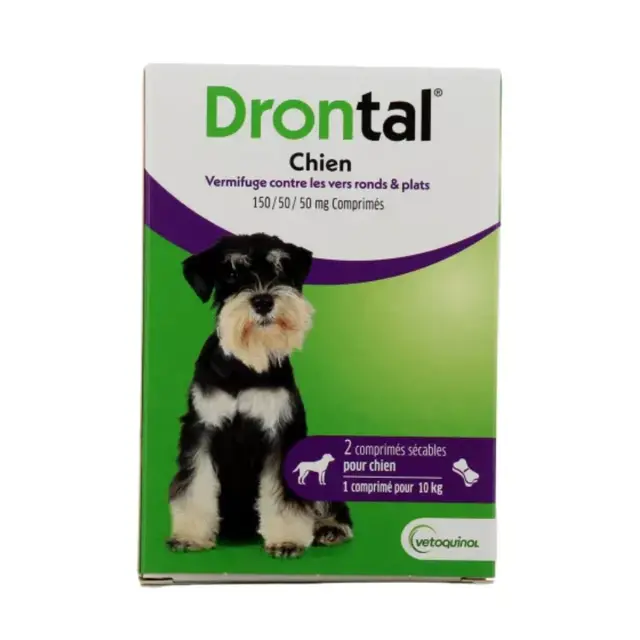 Drontal Chien Boite de 2 Comprimés 