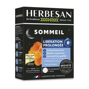 Super Diet Herbesan Sommeil Libération Prolongée 8H 30 Comprimés - Pharmacie Agnès Praden à Alès