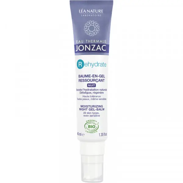 Eau thermale jonzac baume en gel ressourçant nuit 40ml