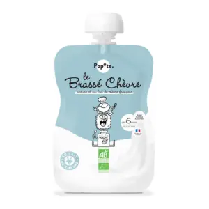 Popote Gourde Brassé Chèvre 100g