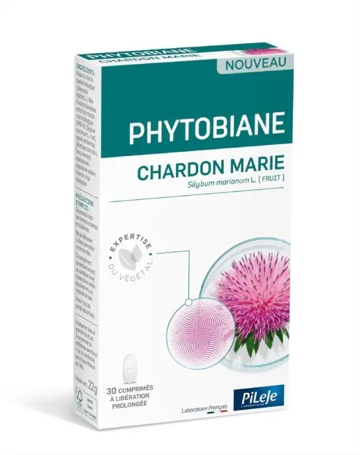 Pileje Phytobiane Chardon Marie 30 Comprimés