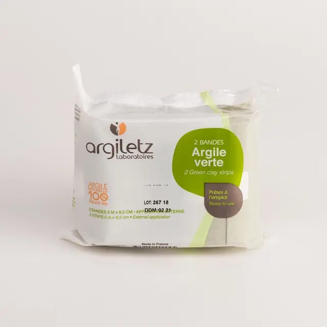 Argiletz bande d'argile verte 5mx8.5cm x2