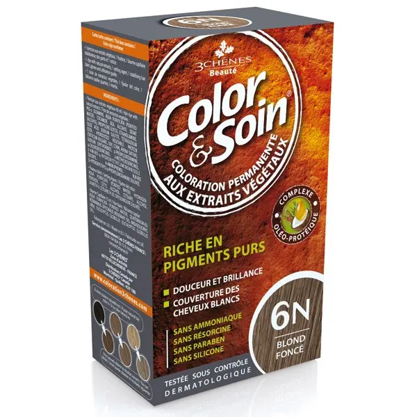 Les 3 Chênes Color & Soin 6N Blond Foncé 135ml