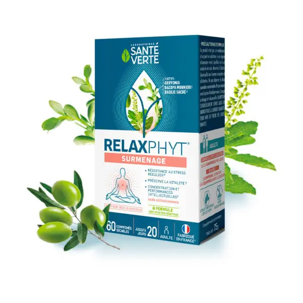 Santé VerteRelaxPhyt Surmenage 60cprs