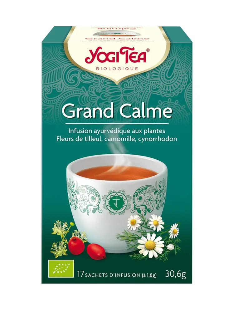 Yogi Tea Infusion Grand Calme 17 Sachets - Pharmacie Agnès Praden à Alès