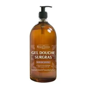 BeauTerra Gel Douche Surgras Bois de Santal 1 L