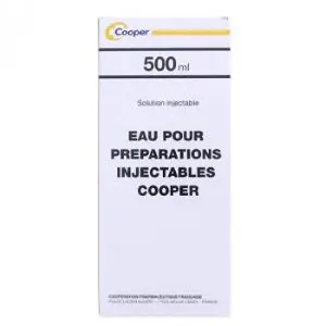 Cooper Eau Pour Préparations Injectables 500ml