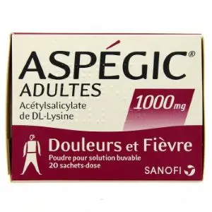 Sanofi Aspegic 1000mg x20 Sachets