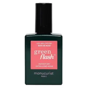 Mancurist Green Flash Vernis à Ongle Semi-permanent Bois de Rose 15ml