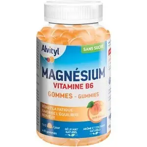 Urgo Alvityl Magnésium Vitamine B6 Abricot 45 Gummies - Pharmacie Agnès Praden à Alès
