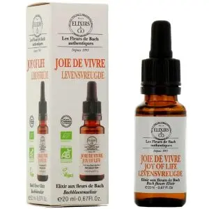 Elixirs and Co - Joie de Vivre - Elixir Composé Bio aux Fleurs de Bach 20 ml 