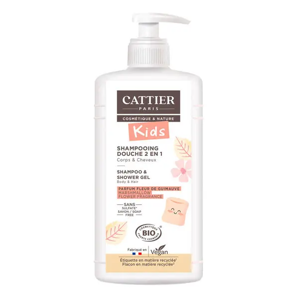 Cattier Shampoing douche Kids 2en1 500ml