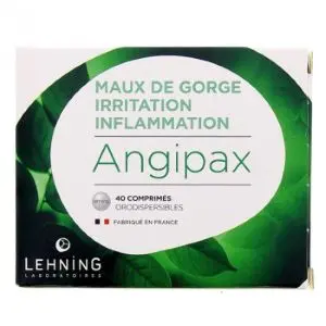 Lehning Angipax 40 Comprimés Orodispersibles