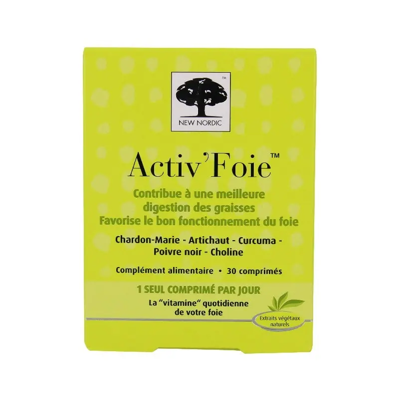 Activ'Foie - 30 comprimés - Pharmacie Agnès Praden à Alès