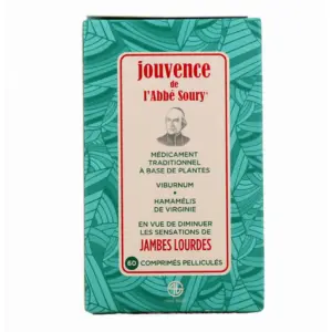 Jouvence de l'Abbé Soury Jambes lourdes 60 comprimés
