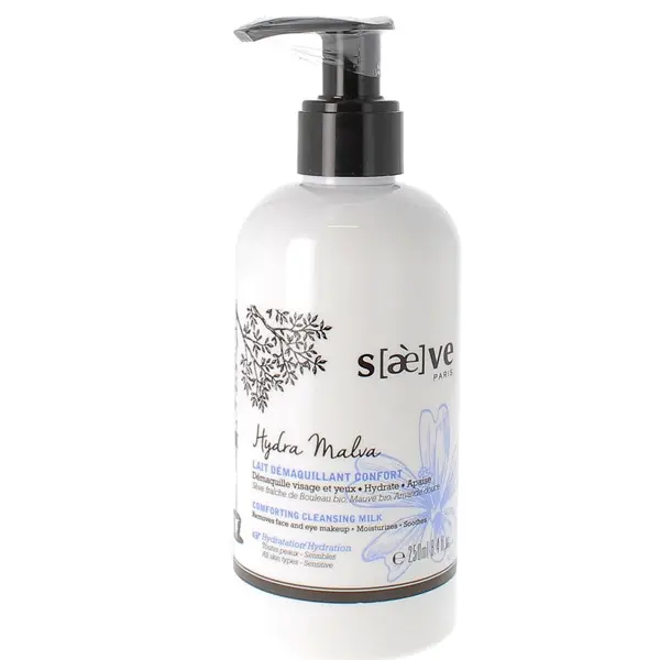 Saeve hydra malva lait démaquillant confort  250ml