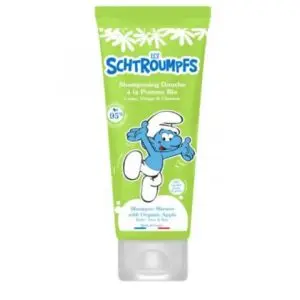 Gilbert Le Comptoir Du Bain Shampooing Douche Les Schtroumpfs Bio Pomme 200 ml