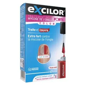 Excilor Forte Solution Mycose Coloré Rouge, 30ml