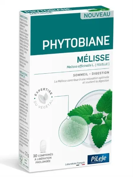 Pileje Phytobiane Mélisse 30 Comprimés