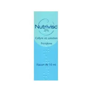 Alcon Nutrivisc 5% Collyre Flacon Compte Goutte 10ml