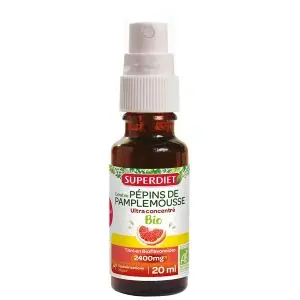 Super Diet Extrait de Pépins de Pamplemousse Ultra Concentré Bio 2400 mg - Pharmacie Agnès Praden à Alès
