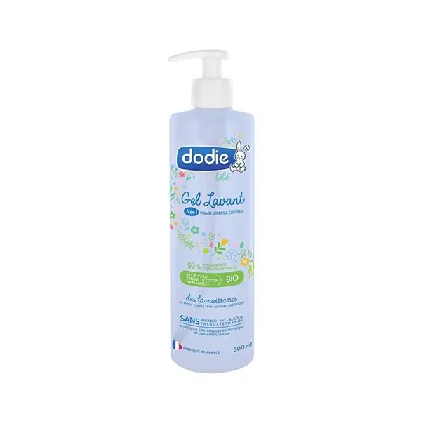 Dodie Gel lavant 3en1 500ml