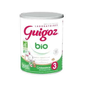 Guigoz Bio Croissance 3 Lait dès 12 mois 800 g