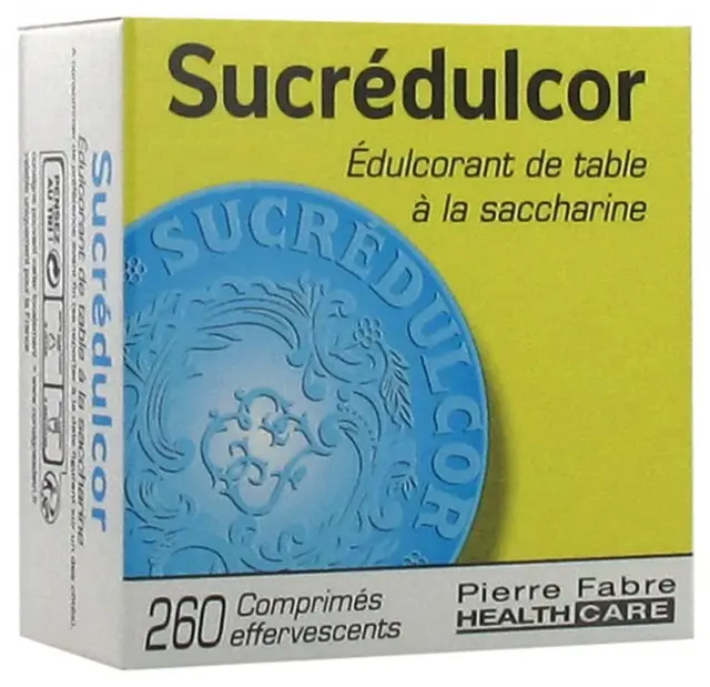 Sucredulcor edulcorant de table à la saccharine 260 comprimés