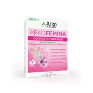 Arkopharma ArkoFemina Confort Ménopause Boîte de 60 Gélules - Pharmacie Agnès Praden à Alès