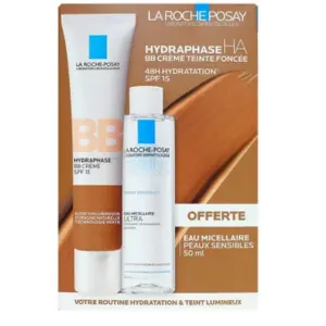 La Roche-Posay Hydraphase HA BB Crème 40 ml Teinte Foncée+ Eau Micellaire 50 ml Offerte - Pharmacie Agnès Praden à Alès