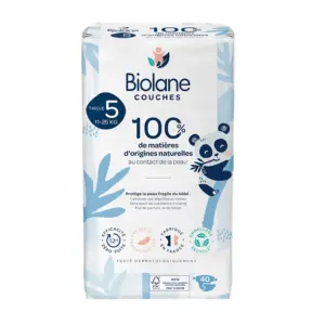 Biolane Couches Ecologiques Taille 5 11-25Kg 40 couches 