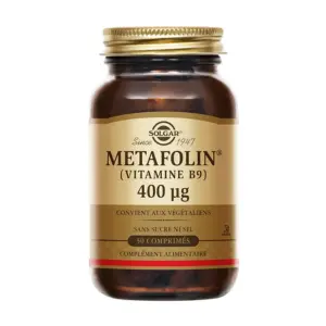 Solgar Metafolin (Vitamine B9) 50 comprimés 