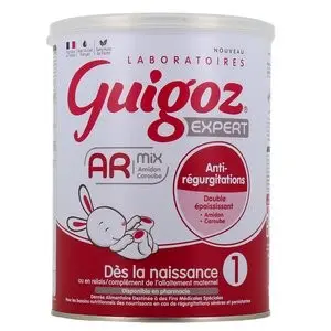 Guigoz Expert Anti-Régurgitations AR 1 Mix Amidon Caroube Lait 0 - 6 mois 780g