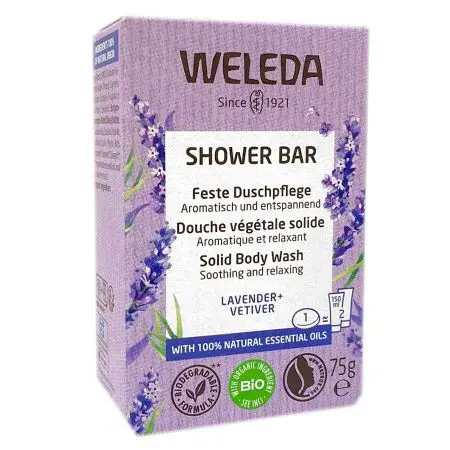 Weleda Douche Végétale Solide Lavande & Vétiver 75 g
