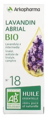 Arkopharma Huile Essentielle Lavandin Abrial Bio 10 ml - Pharmacie Agnès Praden à Alès