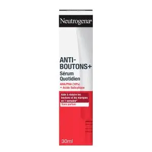 Neutrogena Anti-Bouton + Sérum Quotidien AHA/PHA et Acide Salicylique 30ml