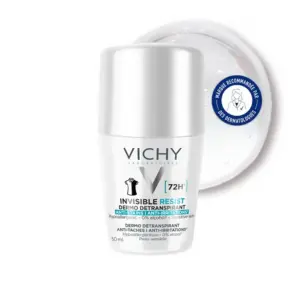 Vichy Déodorant Invisible Resist Détranspirant Anti Irritations 72h 50ml - Pharmacie Agnès Praden à Alès