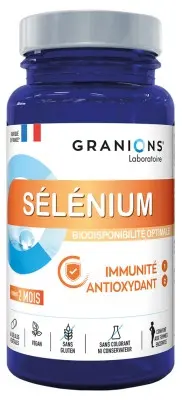Laboratoire des Granions Sélénium 60 Gélules Végétales