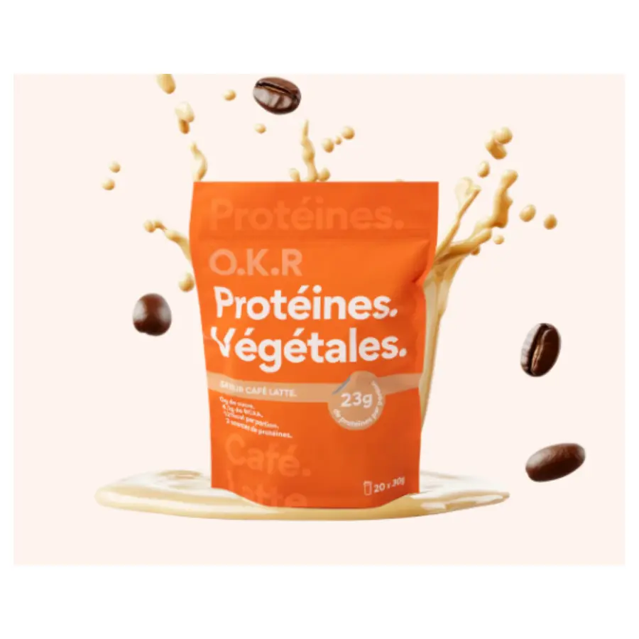 OKR Proteine Végétale Café Latté - Pharmacie Agnès Praden à Alès
