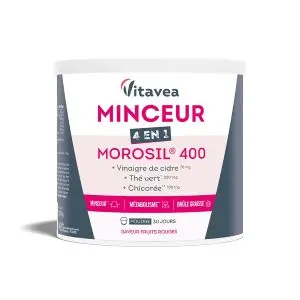 Vitavea Santé Morosil 400 Minceur 4 en 1 Saveur Fruits Rouges 240g - Pharmacie Agnès Praden à Alès