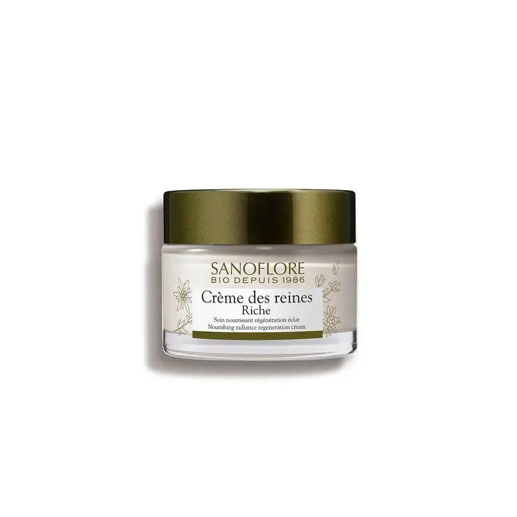 Sanoflore Crème des Reines Riche Bio - Peaux Sèches, 50ml - Pharmacie Agnès Praden à Alès