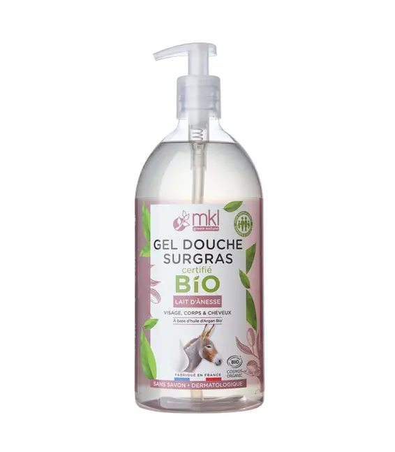 MKL Gel douche Bio lait d'anesse 1L