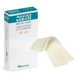 Brothier Algostéril Mèche Plate 40cm 16 Compresses - Pharmacie Agnès Praden à Alès